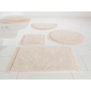 Home Affaire Finca Beigefarbene 3-teiliges Badteppich-Set - Badmatte, WC-Deckelbezug, Bodenmatte Home Affaire Finca Beigefarbene 3-teiliges Badteppich-Set - Badmatte, WC-Deckelbezug, Bodenmatte