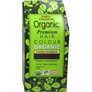 Radico Colour Me Organic Light Ash Blonde - Teinture végétale - Publicité Radico Colour Me Organic Light Ash Blonde - Teinture végétale - Publicité