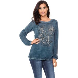 Linea Tesini Bluse 42 Vintage-Farbeffekt Linea Tesini Bluse 42 Vintage-Farbeffekt
