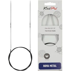 KnitPro Nova Nickel-plated circular knitting needles - 2.50 mm, 60 cm - Knitting needles KnitPro Nova Nickel-plated circular knitting needles - 2.50 mm, 60 cm - Knitting needles