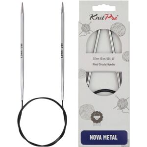 KnitPro Nickel Fixed Circular Needles - 40cm - Knitting Type KnitPro Nickel Fixed Circular Needles - 40cm - Knitting Type