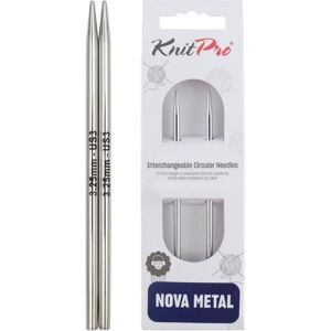 Pointes d'aiguilles interchangeables Nova métal, 3,25 mm - Argent Pointes d'aiguilles interchangeables Nova métal, 3,25 mm - Argent