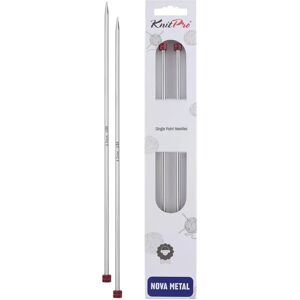 KnitPro Nova Metal Knitting Needles - Brass, 40cm, 4.00mm KnitPro Nova Metal Knitting Needles - Brass, 40cm, 4.00mm