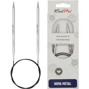 KnitPro Nova Metal Knitting Needles - Brass - 100cm - US9 KnitPro Nova Metal Knitting Needles - Brass - 100cm - US9