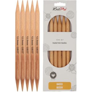KnitPro Birch 20cm 12mm Knitting Needles - Knitting Needles KnitPro Birch 20cm 12mm Knitting Needles - Knitting Needles