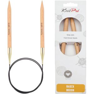 KnitPro Basix okrągłe druty z buki - 60cm, 10mm KnitPro Basix okrągłe druty z buki - 60cm, 10mm