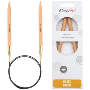 Agulha Circular Fixa KnitPro Bétula 150cm 9mm Agulha Circular Fixa KnitPro Bétula 150cm 9mm