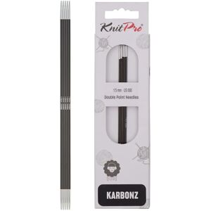 KnitPro Karbonz Double Pointed Needles 15 cm - 1.5 mm (41103) KnitPro Karbonz Double Pointed Needles 15 cm - 1.5 mm (41103)