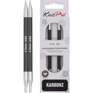 KnitPro Carbon Fiber Circular Knitting Needles 5.50mm 100mm - Knitting Needles KnitPro Carbon Fiber Circular Knitting Needles 5.50mm 100mm - Knitting Needles