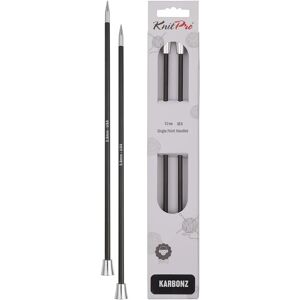 KnitPro Karbonz 25cm Carbon Fiber Knitting Needles US8 - Knitting Needles KnitPro Karbonz 25cm Carbon Fiber Knitting Needles US8 - Knitting Needles