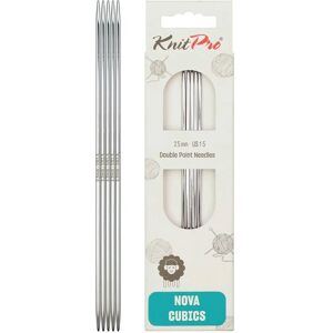 Knit Pro Nova Cubics Sock Needles - 15cm x 2.5mm - Knitting Needles Knit Pro Nova Cubics Sock Needles - 15cm x 2.5mm - Knitting Needles