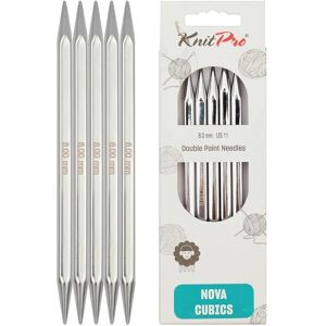 KnitPro Nova Cubics Aluminum 20cm 8mm - Knitting Needles KnitPro Nova Cubics Aluminum 20cm 8mm - Knitting Needles