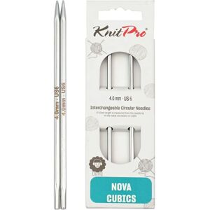 KnitPro Nova Cubics - Knitting Pins - Interchangeable - Circular - Special - 4 mm KnitPro Nova Cubics - Knitting Pins - Interchangeable - Circular - Special - 4 mm