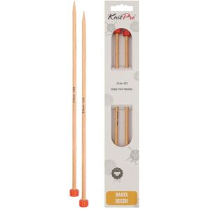 Knit Pro KnitPro Basix Birch Light Brown 35cm 5mm - Knitting Needles Knit Pro KnitPro Basix Birch Light Brown 35cm 5mm - Knitting Needles