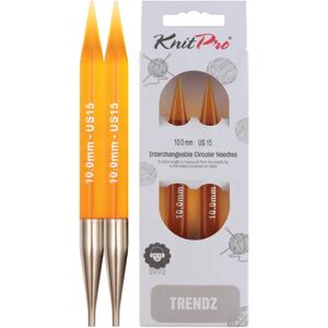 KnitPro Trendz : Aiguilles Circulaires Interchangeables 10mm - Outil à Tricoter KnitPro Trendz : Aiguilles Circulaires Interchangeables 10mm - Outil à Tricoter
