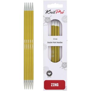 KnitPro Zing Dubbele pointed naalden 20cm - Brei type KnitPro Zing Dubbele pointed naalden 20cm - Brei type