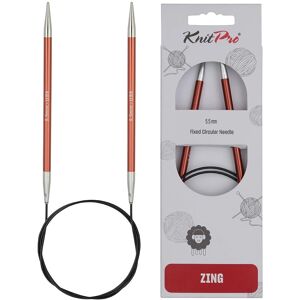 KnitPro Zing Circular Knitting Needle - 40cm - 5.5mm - Aluminium - High Quality KnitPro Zing Circular Knitting Needle - 40cm - 5.5mm - Aluminium - High Quality