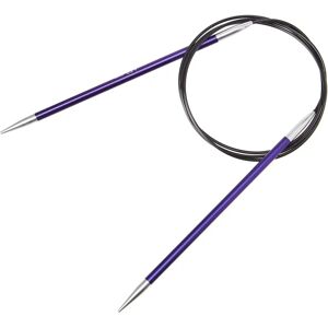 KnitPro Zing Aluminium 100cm 4.50mm Iolite Knitting needle KnitPro Zing Aluminium 100cm 4.50mm Iolite Knitting needle