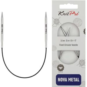 KnitPro Nova Metal Circular Needle 25cm 3.50mm - Knitting Type KnitPro Nova Metal Circular Needle 25cm 3.50mm - Knitting Type