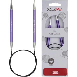 KnitPro Zing Amethyst Aluminium 80cm 7mm Knitting Needle - Knitting Needle KnitPro Zing Amethyst Aluminium 80cm 7mm Knitting Needle - Knitting Needle