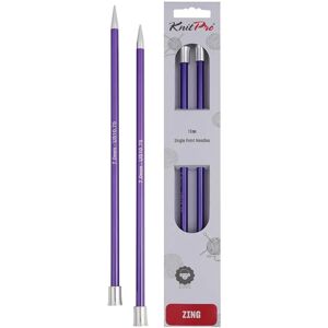 KnitPro Zing 30cm Amethyst Knitting Needles KnitPro Zing 30cm Amethyst Knitting Needles