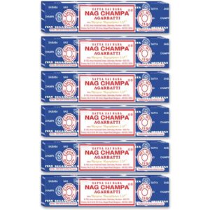 Encens Nag Champa Satya - 12 Paquets de 15g - Parfum traditionnel indien - Publicité Encens Nag Champa Satya - 12 Paquets de 15g - Parfum traditionnel indien - Publicité