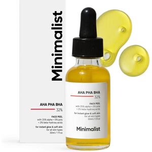 Minimalist AHA PHA BHA 32% Face Peel - 30ml Minimalist AHA PHA BHA 32% Face Peel - 30ml