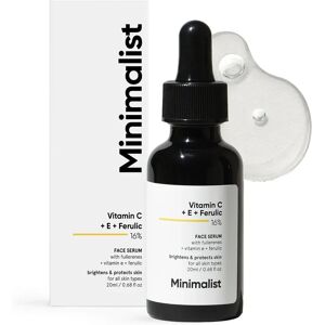 Minimalist Vitamin C + E + Ferulic 16% Face Serum - 20ml Minimalist Vitamin C + E + Ferulic 16% Face Serum - 20ml