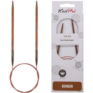 Aiguille à tricoter circulaire fixe KnitPro - 80cm, 3mm - Bois, Marron Aiguille à tricoter circulaire fixe KnitPro - 80cm, 3mm - Bois, Marron