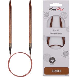 Aiguilles à Tricoter Circulaires KnitPro Ginger 5,0mm/80cm - Publicité Aiguilles à Tricoter Circulaires KnitPro Ginger 5,0mm/80cm - Publicité