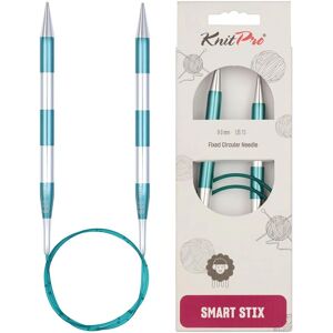 KnitPro SmartStix Circular breinaalden - Lichtgewicht aluminium, 80cm, maatverdeling KnitPro SmartStix Circular breinaalden - Lichtgewicht aluminium, 80cm, maatverdeling