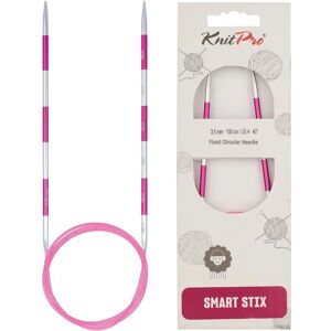 KnitPro Fixed Circular Knitting Needle - 100cm - Pink - Knitting Needle KnitPro Fixed Circular Knitting Needle - 100cm - Pink - Knitting Needle