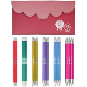 Knitpro Knitting Pins Double-ended Zing Starter Set 20cm - 6 Sizes Knitpro Knitting Pins Double-ended Zing Starter Set 20cm - 6 Sizes