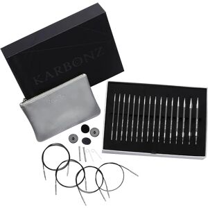 Knitpro Karbonz Interchangeable Circular Needles - Knitting Set Knitpro Karbonz Interchangeable Circular Needles - Knitting Set