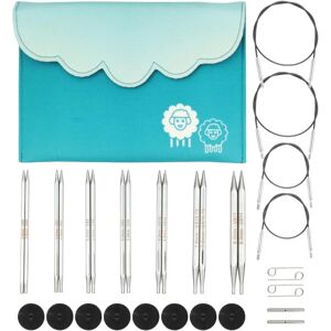 Knitpro Nova Cubics utbytbara rundpinnar - Blå Knitpro Nova Cubics utbytbara rundpinnar - Blå