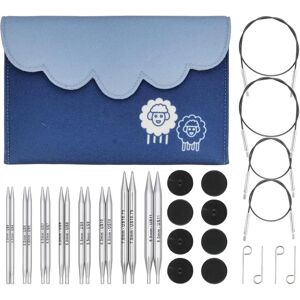 Knitpro Knitting Pins Circular Interchangeable Special Nova Metal Deluxe Set - Knitting Needles Knitpro Knitting Pins Circular Interchangeable Special Nova Metal Deluxe Set - Knitting Needles