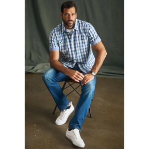 MAN'S WORLD S Kurzarmhemd - Casual Herren kariert Baumwolltop MAN'S WORLD S Kurzarmhemd - Casual Herren kariert Baumwolltop