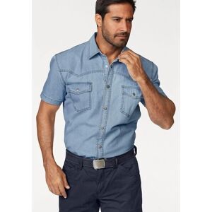 ARIZONA Modell 37/38 (S) Blau Bleached Western Stil Kurzarmhemd ARIZONA Modell 37/38 (S) Blau Bleached Western Stil Kurzarmhemd