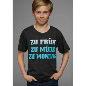 KIDSWORLD Grau Kinder T-Shirt - Jungen Kurzarm Jersey KIDSWORLD Grau Kinder T-Shirt - Jungen Kurzarm Jersey