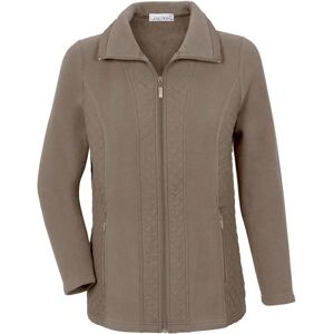 CASUAL LOOKS Gr. 40 Unifarben Fleecejacke - Fleecejacke CASUAL LOOKS Gr. 40 Unifarben Fleecejacke - Fleecejacke