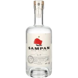 Sampan Rhum Vietnam - 43% Vol. - Clair - Rhum - Publicité Sampan Rhum Vietnam - 43% Vol. - Clair - Rhum - Publicité