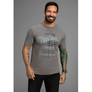MAN'S WORLD 4XL - Lässiges Bedrucktes Baumwoll-T-Shirt MAN'S WORLD 4XL - Lässiges Bedrucktes Baumwoll-T-Shirt