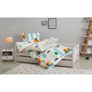 Lüttenhütt Cuddlee Kinderbettwäsche - blau (baustelle) - Kinderbettwäsche Lüttenhütt Cuddlee Kinderbettwäsche - blau (baustelle) - Kinderbettwäsche
