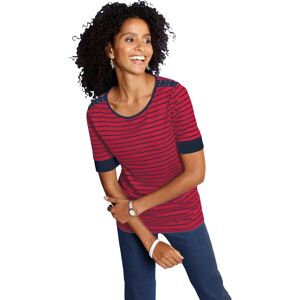 CLASSIC BASICS Shirt - Ringelmuster, Damen, Gr. 50, rot CLASSIC BASICS Shirt - Ringelmuster, Damen, Gr. 50, rot
