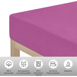 MY HOME Blackberry Jersey Spannbettlaken - Bettwäsche MY HOME Blackberry Jersey Spannbettlaken - Bettwäsche