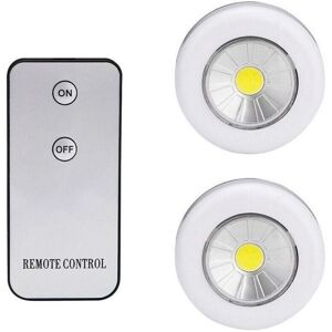 Robertagor 2 Faretti Cob Lampada LED con Telecomando - Illuminazione Robertagor 2 Faretti Cob Lampada LED con Telecomando - Illuminazione