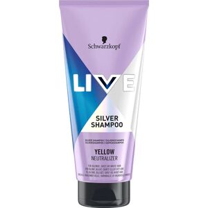 Schwarzkopf Live Silver Shampoo - Neutralizes Yellow - 200ml Schwarzkopf Live Silver Shampoo - Neutralizes Yellow - 200ml