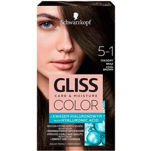 Teinture pour cheveux Schwarzkopf Gliss Cool Brown - Permanente - 5-1, 2x60 ml - Publicité Teinture pour cheveux Schwarzkopf Gliss Cool Brown - Permanente - 5-1, 2x60 ml - Publicité