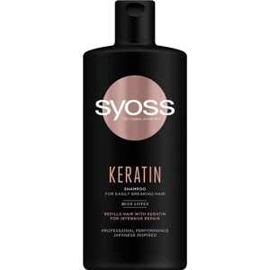 Syoss Keratin Shampoo - Heikko ja hauraita hiuksia varten Syoss Keratin Shampoo - Heikko ja hauraita hiuksia varten