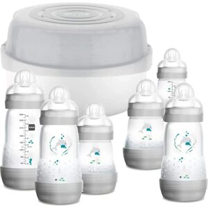 MAM Easy Start Bottle & Microwave Steriliser Set - Baby Bottle Steriliser MAM Easy Start Bottle & Microwave Steriliser Set - Baby Bottle Steriliser